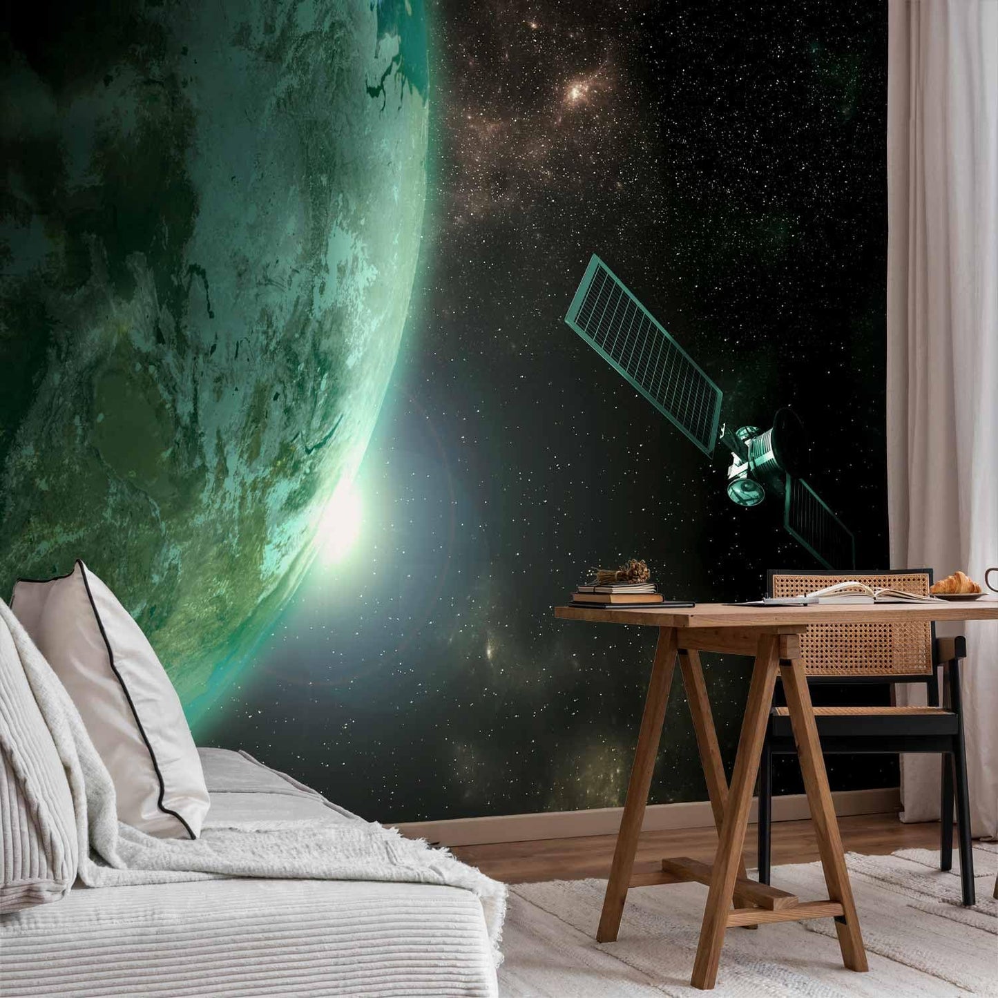 artgeist Wall Mural Cosmos Galaxy 138x101 in - XXL Non-Woven Wallpaper Fleece Wall Decor Photo Print Picture Image Design Home n-B-0007-a-b