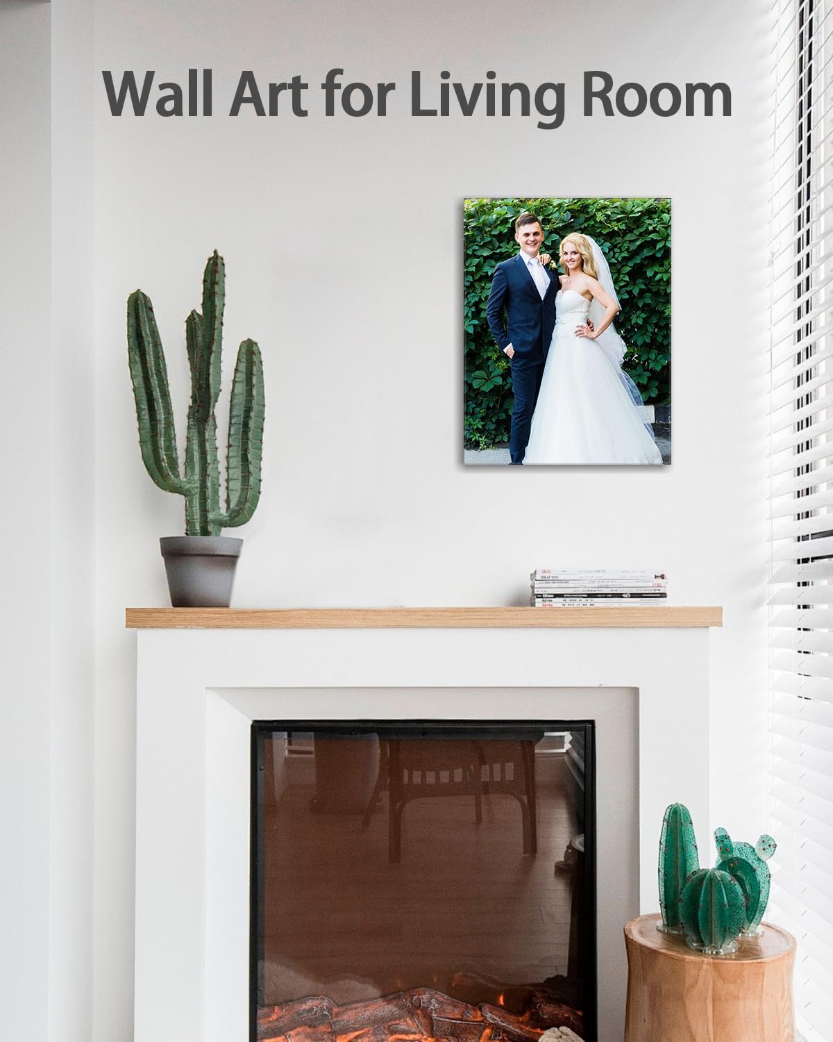 AbcCustomize Canvas Prints with Your Photos, Personalized Photo To Canvas Print for Bedroom, Living Room, Farmhouse Office Decor,Custom Canvas Wall Art for Gifts & Keepsakes, Ready to Hang