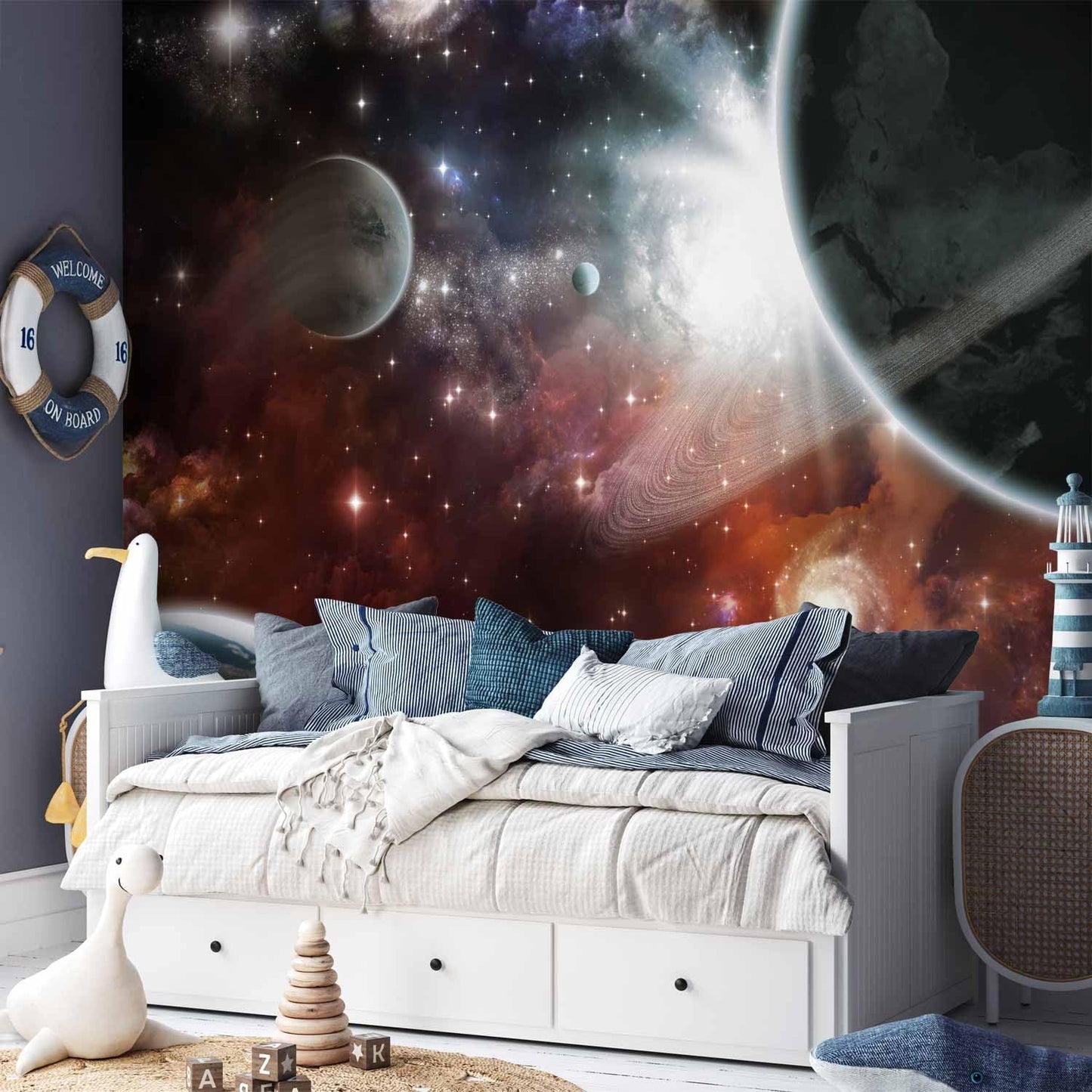 artgeist Premium Wall Mural Cosmos Galaxy 98x69 in - XXL Non-Woven Wallpaper Fleece Wall Decor Photo Print Picture Image Design Home 10110905-32