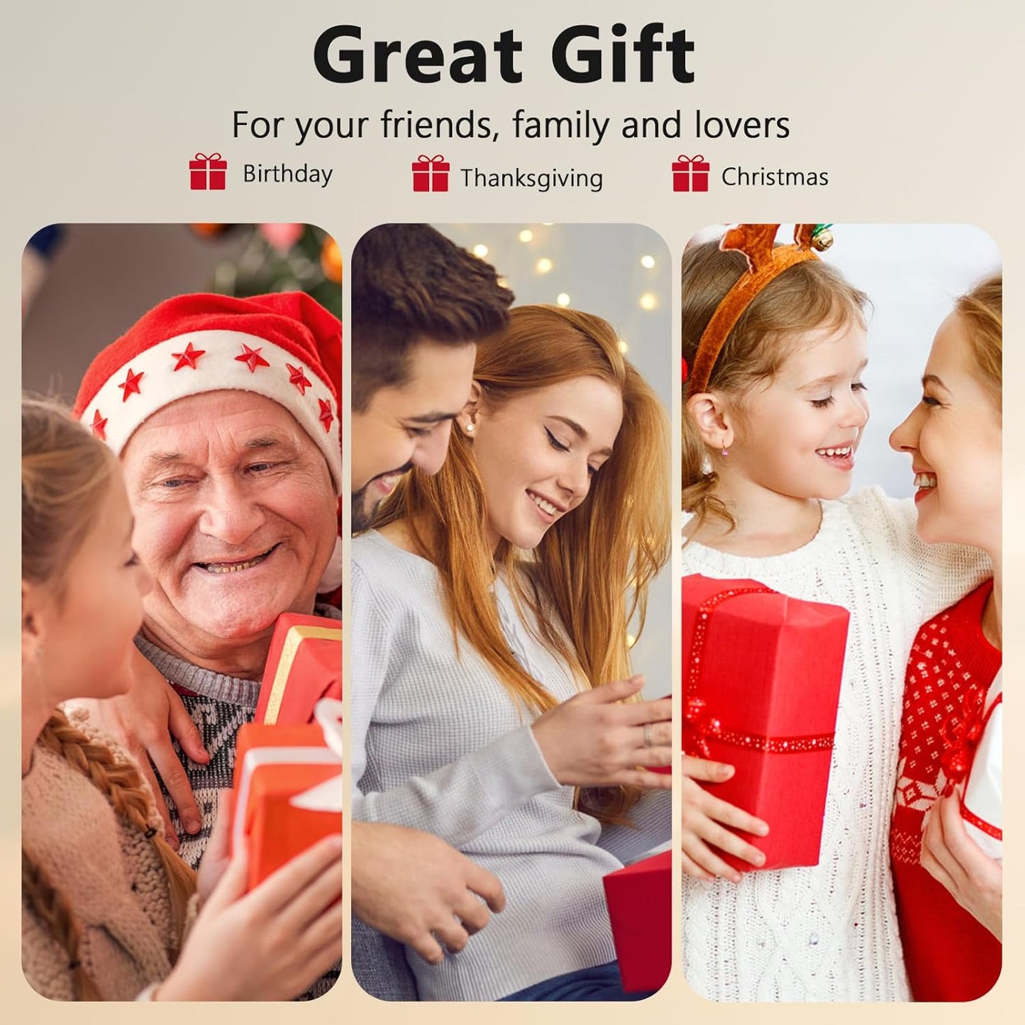 Flip Desk Clock, Retro Vintage Flip Desk Table Clock, Digital Sided Large Numbers Mechanical Flip Clock Wood Base for Living Room, Study Room and Office(Black)