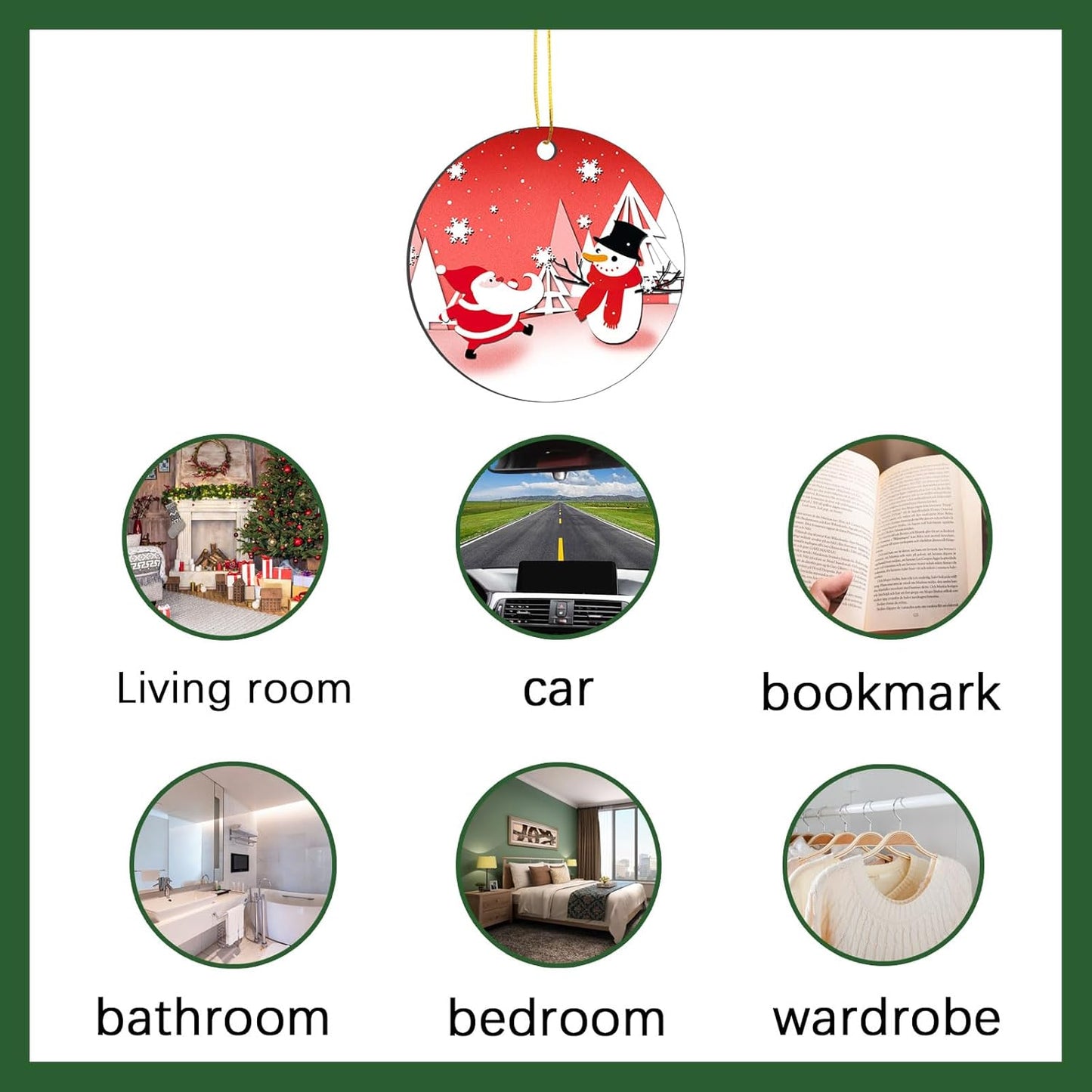 16 pcs Metal Sublimation Ornament Blanks,Christmas Ornaments Sublimation Christma Ornament Blanks for Christmas Tree Decor Blank Ornaments,DIY Handmade Crafts Double Sided Sublimation Ornaments