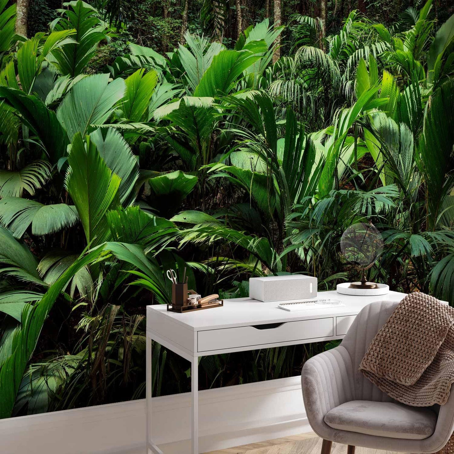 artgeist Wall Mural Nature 197x138 in - XXL Non-Woven Wallpaper Fleece Wall Decor Photo Print Picture Image Design Botanical Plants Jungle Leaves b-B-0594-a-a