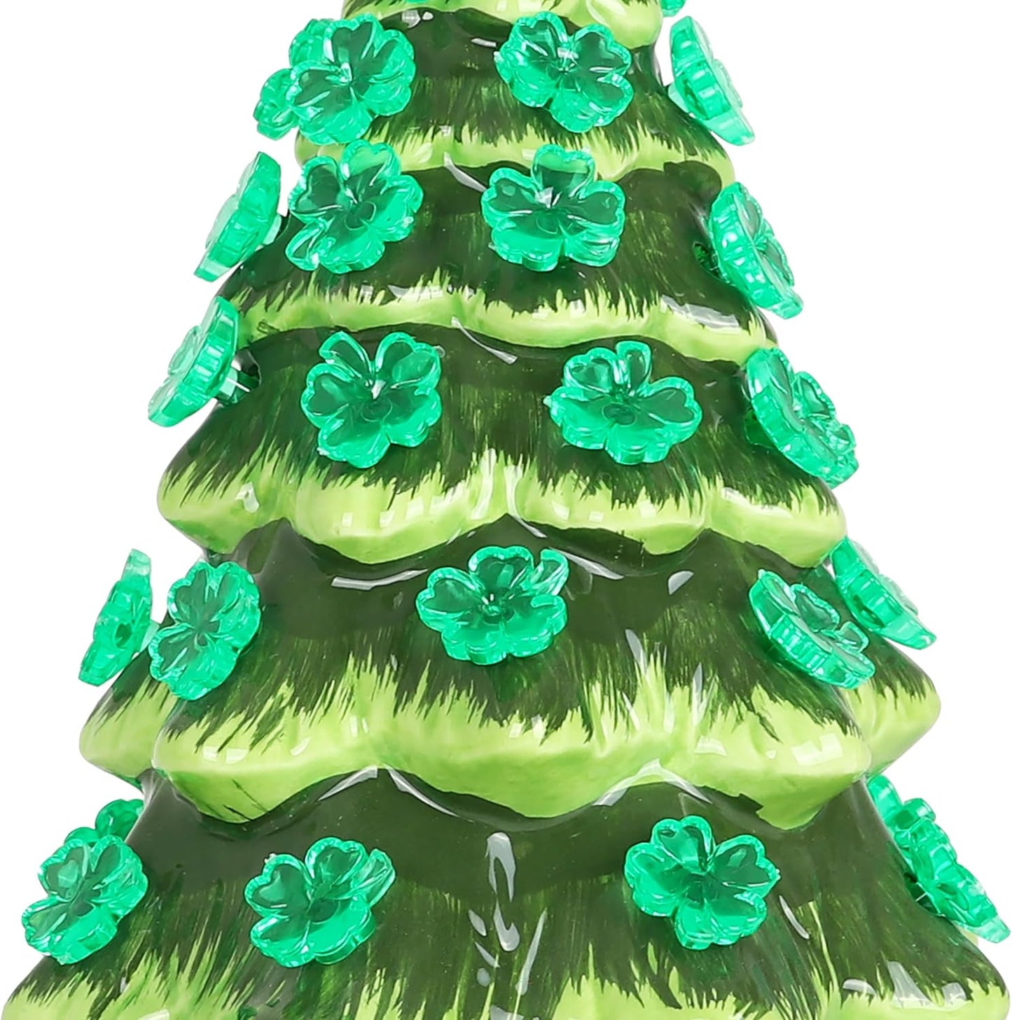 Milltown Merchants Ceramic Tree Replacement Bulbs - Bulbs for Vintage Ceramic Christmas Tree - Ceramic Christmas Tree Bulbs - Ceramic Christmas Tree Replacement Lights (150, Clover)