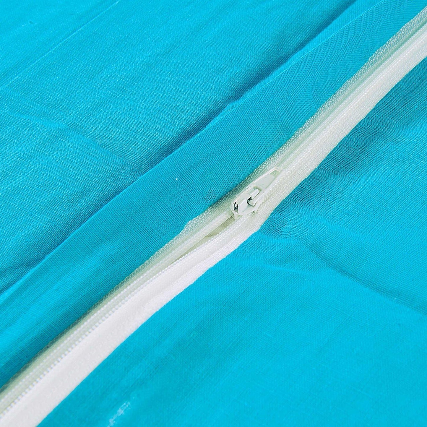 NEWLAKE Quilted Cotton Bed Pillowcases, Striped Jacquard Style, 2 Pieces, 20x27 Inch