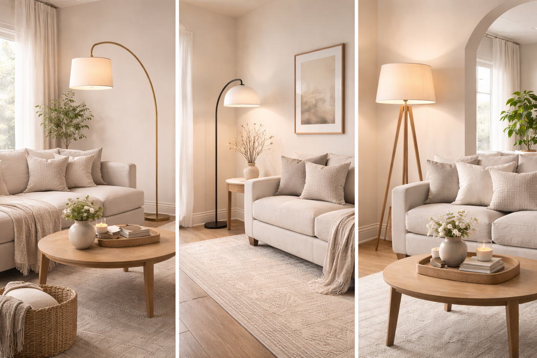 How Statement Floor Lamps Create Height and Balance in a Room
