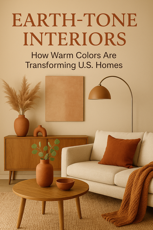 Earth-Tone Interiors: How Warm Colors Are Transforming U.S. Homes