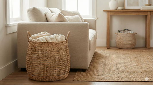 How Decorative Baskets Add Warmth to Minimal Interiors