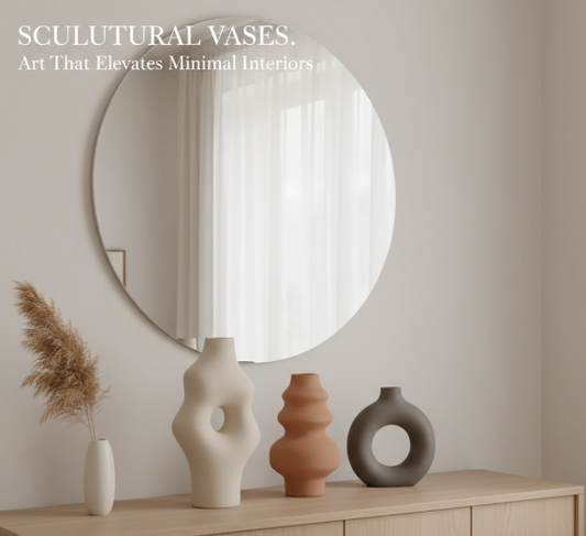 How Sculptural Vases Instantly Elevate Minimal Interiors