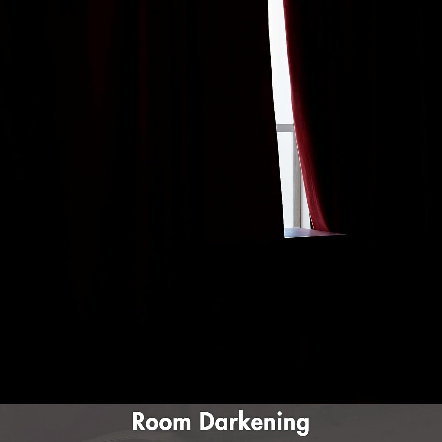 MIULEE Christmas Red Velvet Curtains Thermal Insulated Blackout Curtain Drapes for Bedroom Living Room Darkening 72 Inches Long Curtains Panels Rod Pocket Set of 2