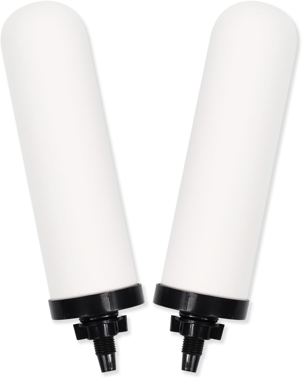 2 Pack 7'' ceramic water filter Candle,7 inch water filter replacement filters with Activated Carbon for Countertop Gravity Water Filter System,Water Cooler Filtration Systems.