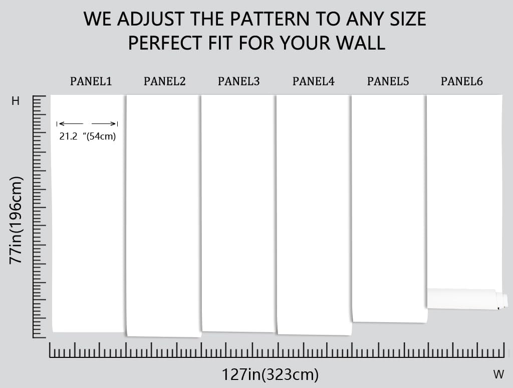 Ancient Large Trees Forest Wallpaper, Large Background Wall Mural, Decorating Bedroom, Living Room, Bath Room(Non-self-Adhesive)