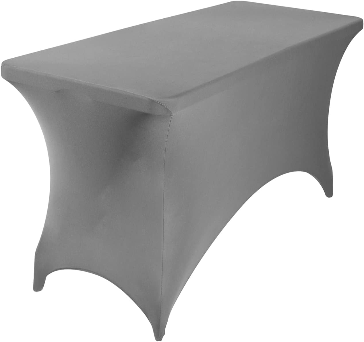 Spandex 4ft Waterproof Table Cover for Party,Wedding, Banquet, and Events(Gary)