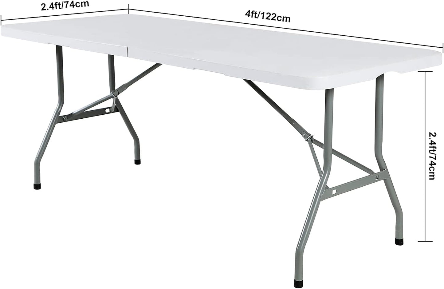 4Pack Spandex Waterproof Table Covers 4ft，Spandex 4ft Waterproof Table Cover for Party,Wedding, Banquet, and Events(Navy)