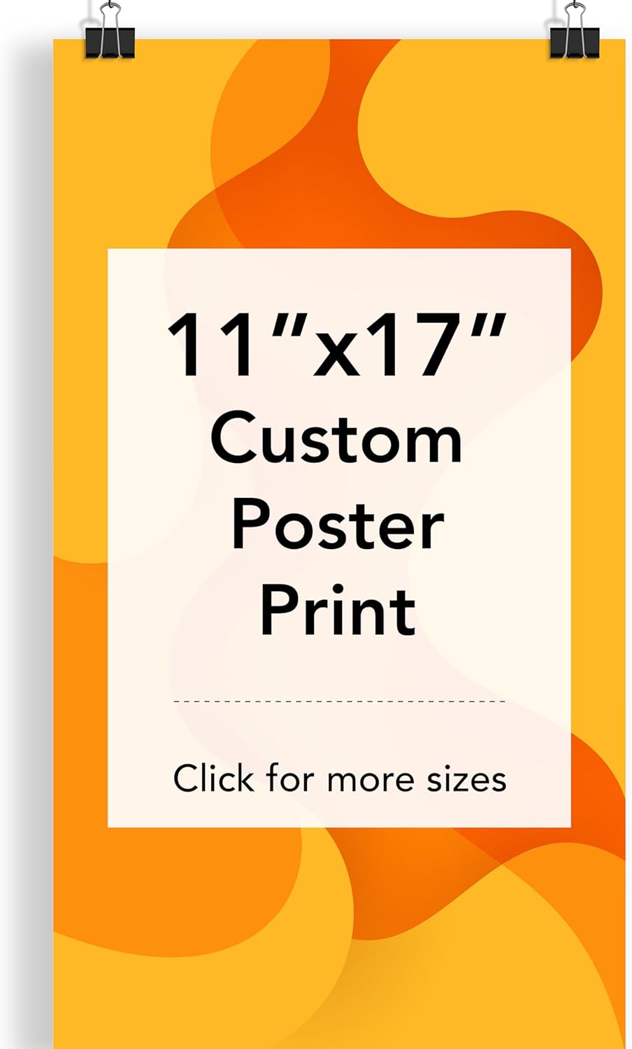 Custom Poster Print, 11x17, Upload Any Photos/Images, Personalized Photo Prints, DIY Your Own Poster, Photo to Poster Printing