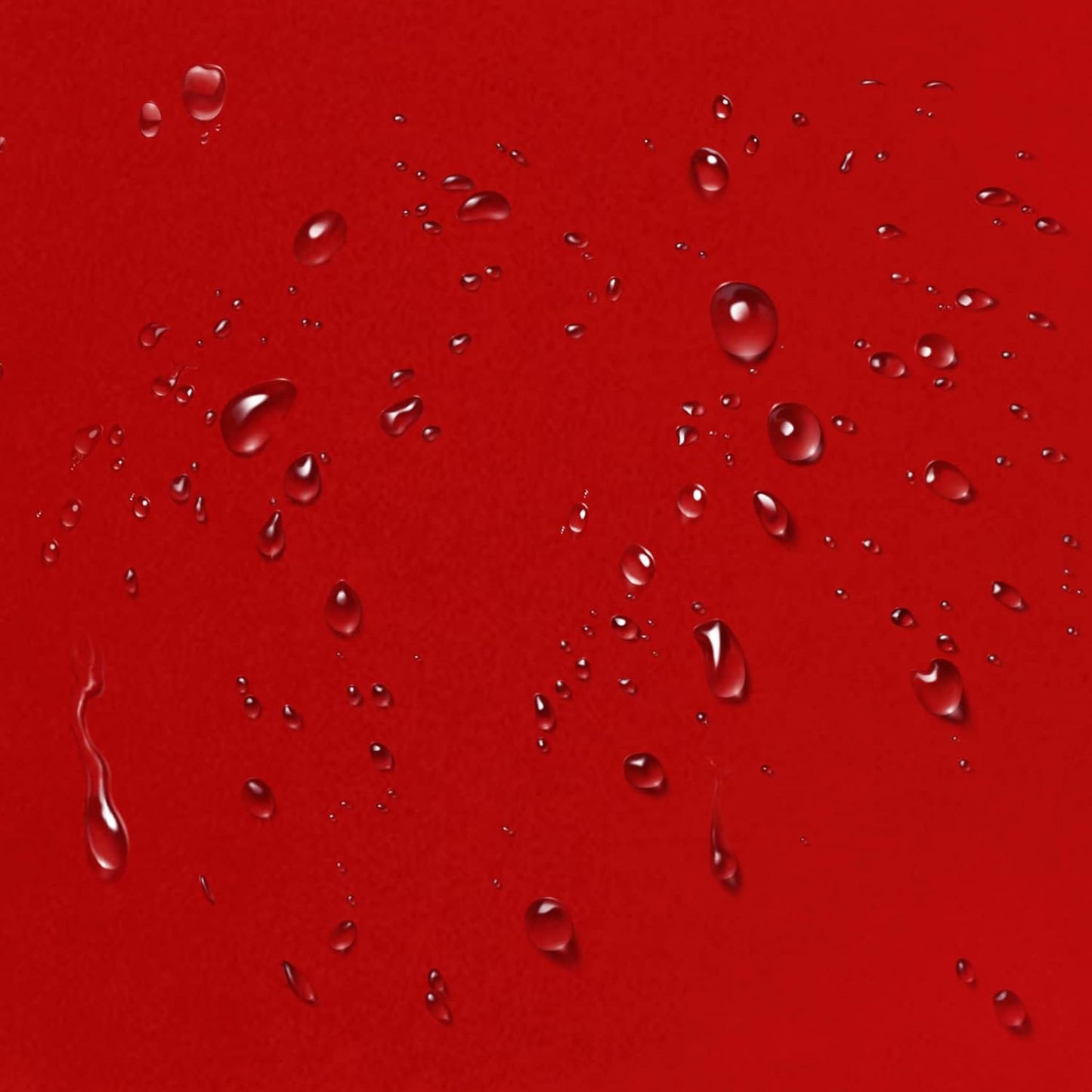 SuperO Waterproof Spandex Table Cover for 4FT Table Universal Fitted Stretch Tablecloth for Party, Banquet, Wedding and Events-Red