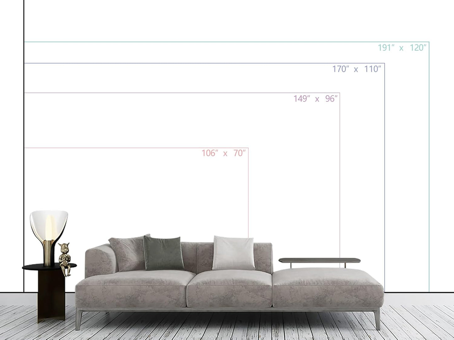 3D Space Tunnel Wallpaper Living Room Abstract Architecture Mural for Meditation Room (Not Peel and Stick)