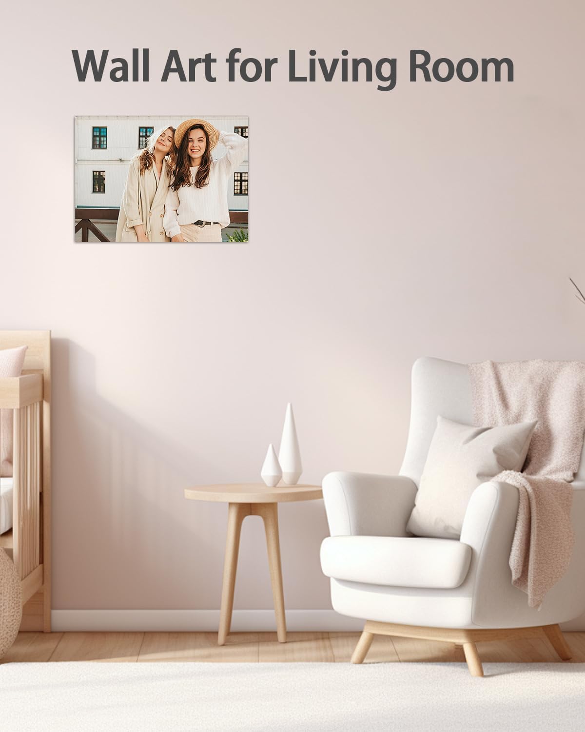 AbcCustomize Canvas Prints with Your Photos，Custom Canvas Wall Art for Bedroom, Living Room, Farmhouse Decor，Personalized Gifts Canvas Prints for Family，Friend，Lover，Pet