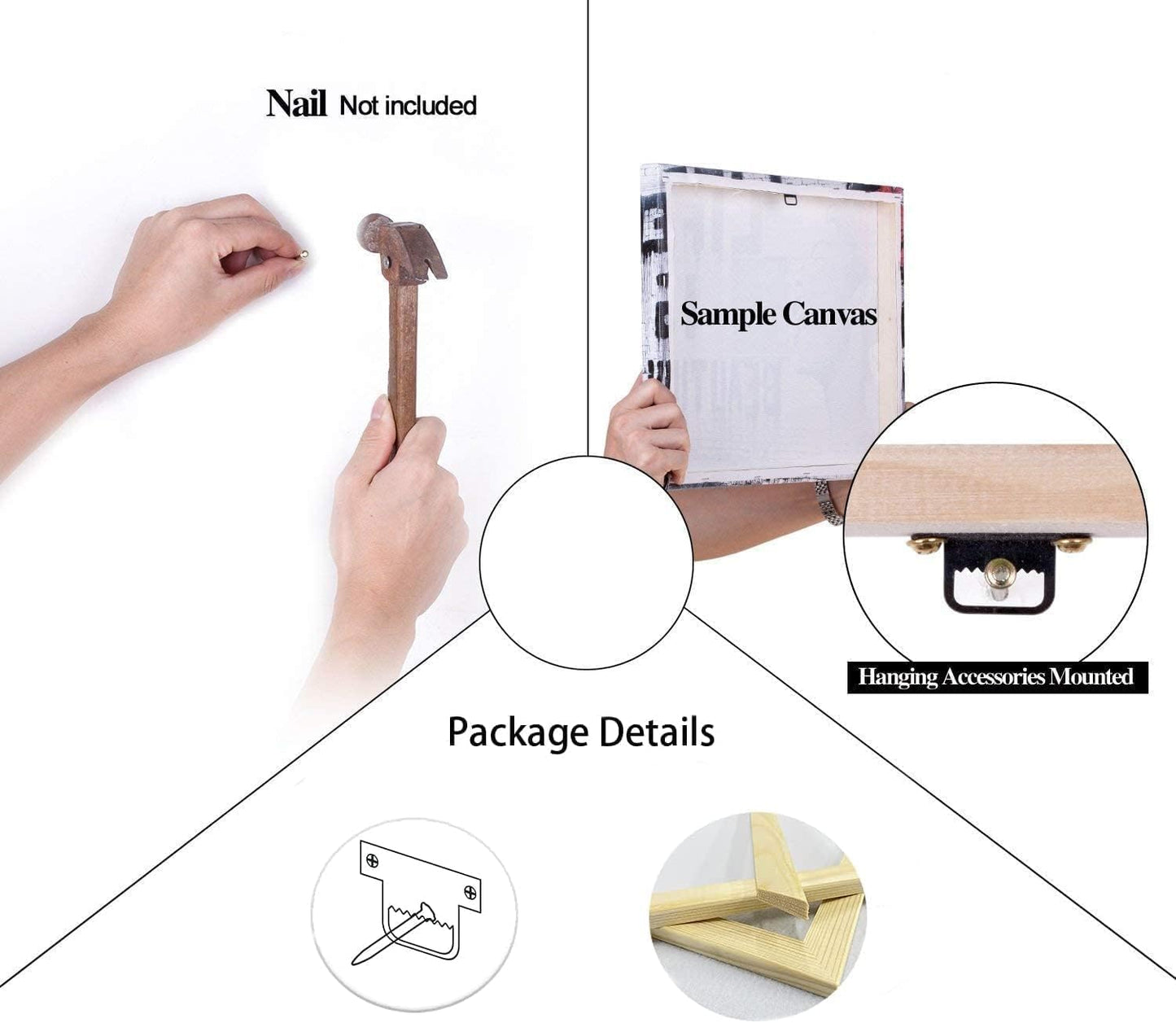 Animal Inspirational Canvas Wall Art Dreams Weigh More Than Excuses Motivational Life Poster Inspiring Quote Picture Home Office Decor Painting Framed and Stretched Ready to Hang [18''W x 24''H]