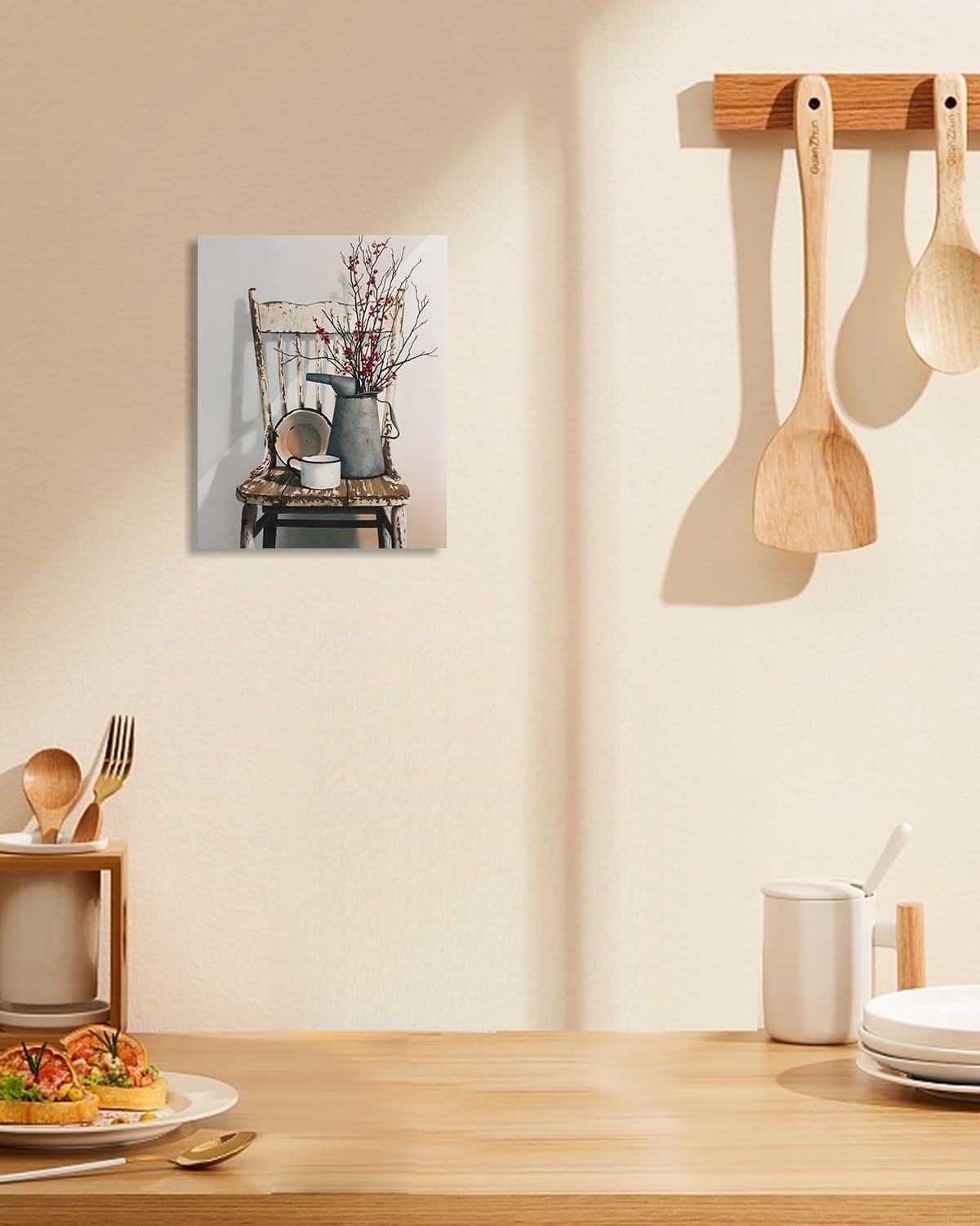 AbcCustomize Canvas Prints with Your Photos, Personalized Photo To Canvas Print for Bedroom, Living Room, Farmhouse Office Decor,Custom Canvas Wall Art for Gifts & Keepsakes, Ready to Hang (8 * 11)