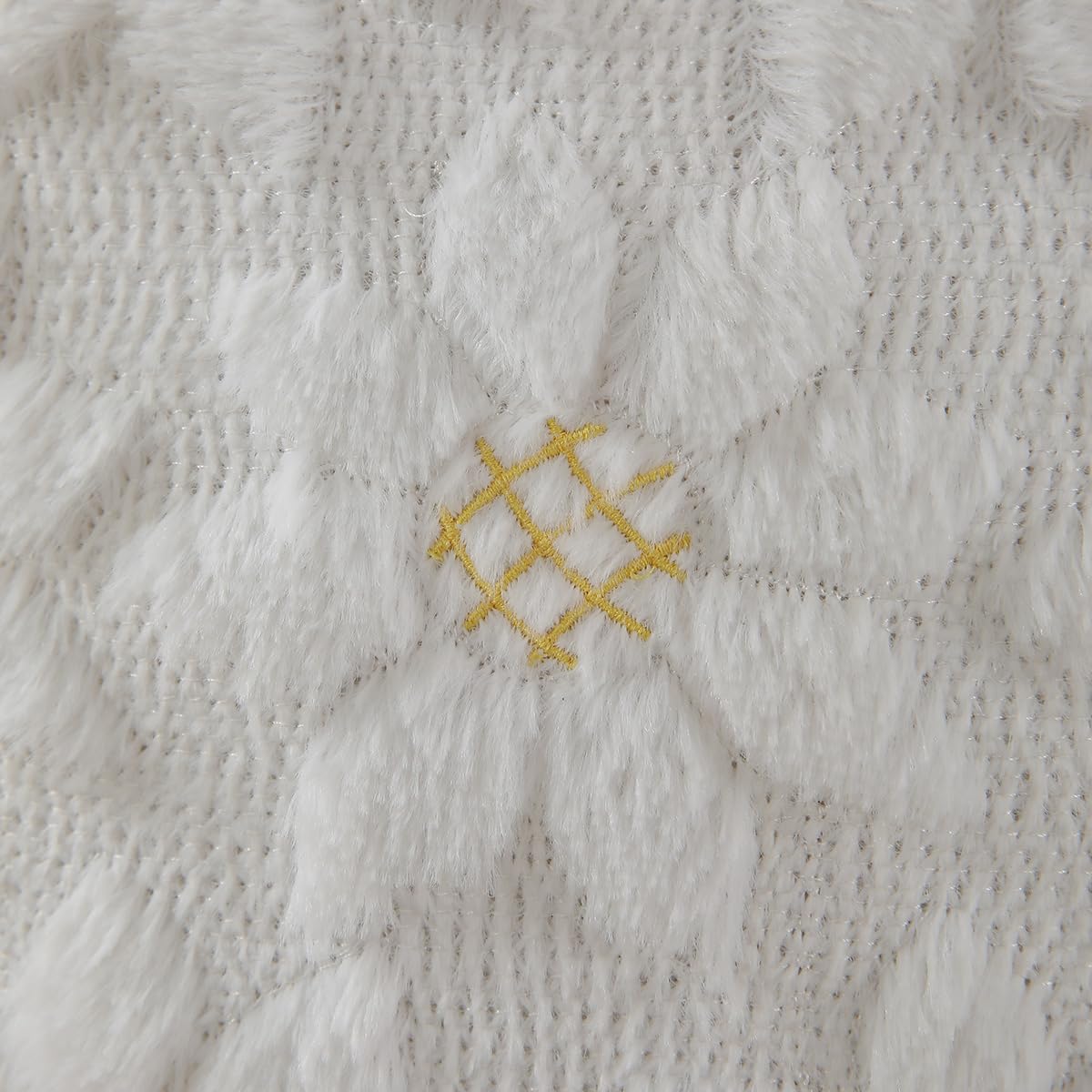 DFXSZ Spring Summer Pillow Covers 20x20 inch Set of 2 Farmhouse Decor Yellow Color Flower Heart Sunflower Soft Plush Faux Fur Jacquard Throw Pillows for Sofa Holiday Spring Home Decor PTK024C20