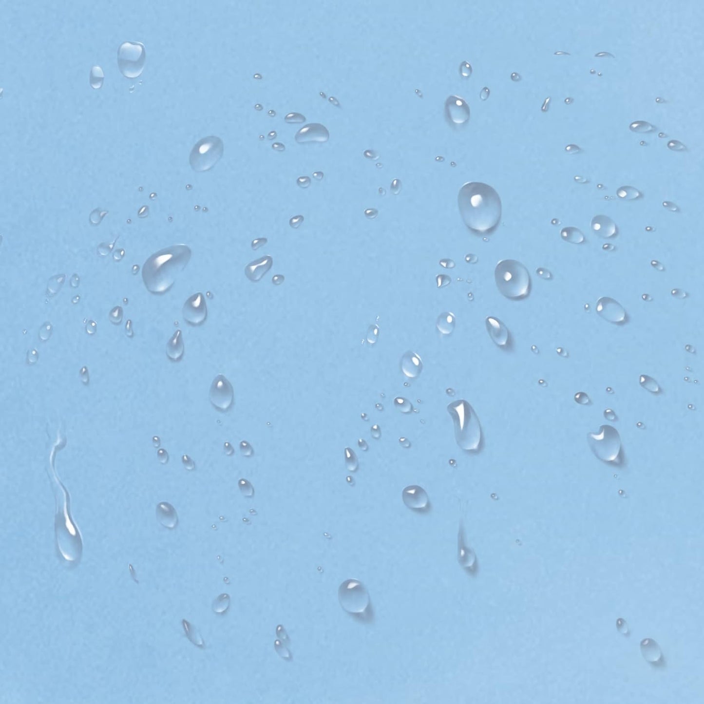 SuperO Waterproof Spandex Table Cover for 8FT Table Universal Fitted Stretch Tablecloth for Party, Banquet, Wedding and Events-Blue Mist