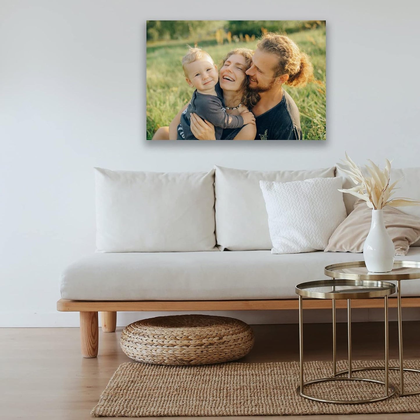 Custom Canvas Prints with Your Photos Custom Wall Art Personalized Canvas Pictures for Pet/Family Gifts for Mom/Men/Women (24'' W x 30'' H)