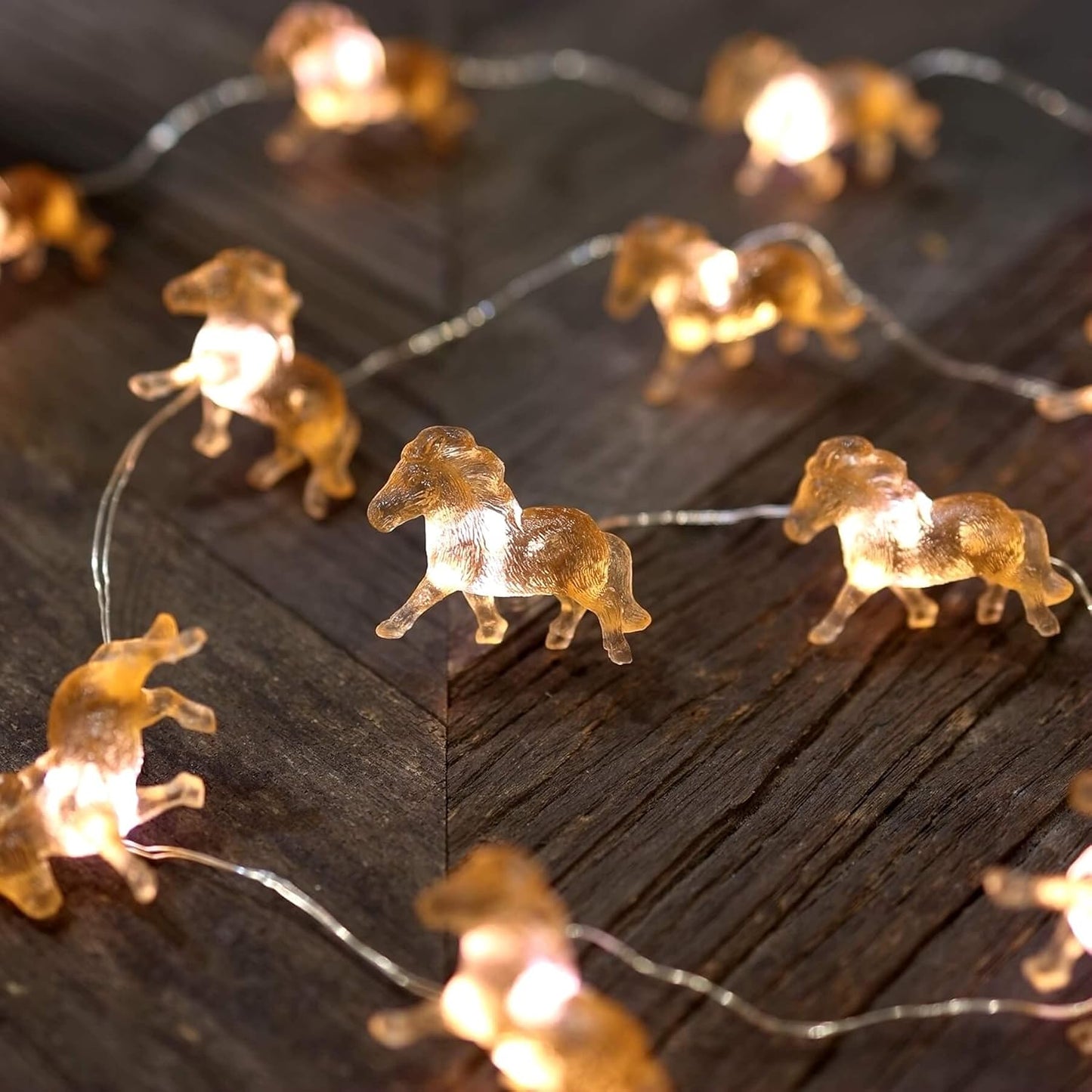 Fairy Pony String Lights Unique Decorative Light Horse Gifts for Girls Cute Lights 20LEDs 8ft Battery Operated for Birthday Horse Lover Xmas Thanksgiving Decor