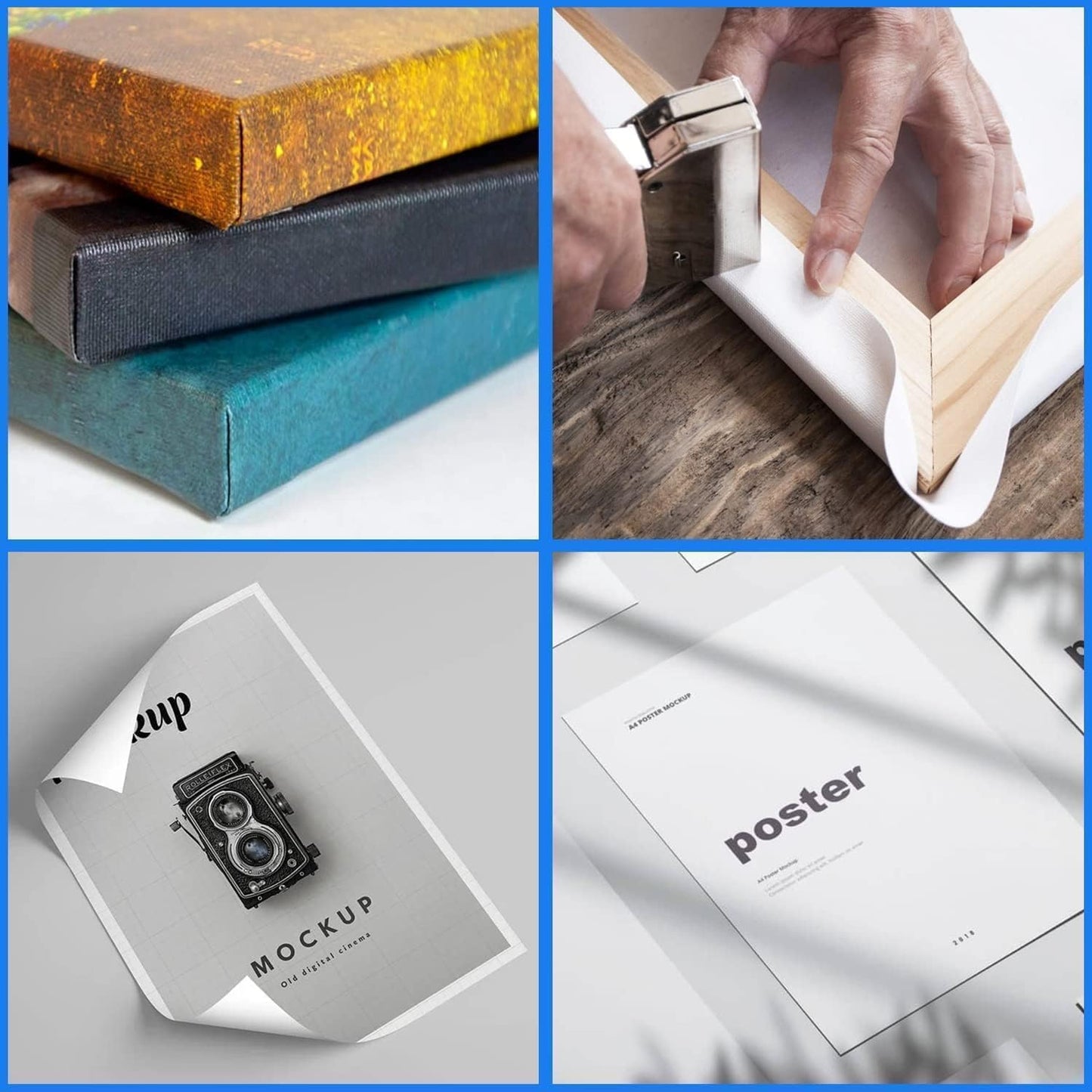 Flying Three Witches Halloween Canvas Wall Painting,Witches on Broom Under Full Moon Castle Victorian Decoration Haunted House Retro Poster for Living Room Bedroom Gallery,20"x30" Unframed