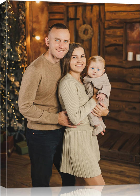 AbcCustomize Custom Canvas Prints,Transform Your Memories into Beautiful Art with Personalized Photo on Canvas,Personalized Canvas Wall Art for Home Decor, Gifts, and Keepsakes