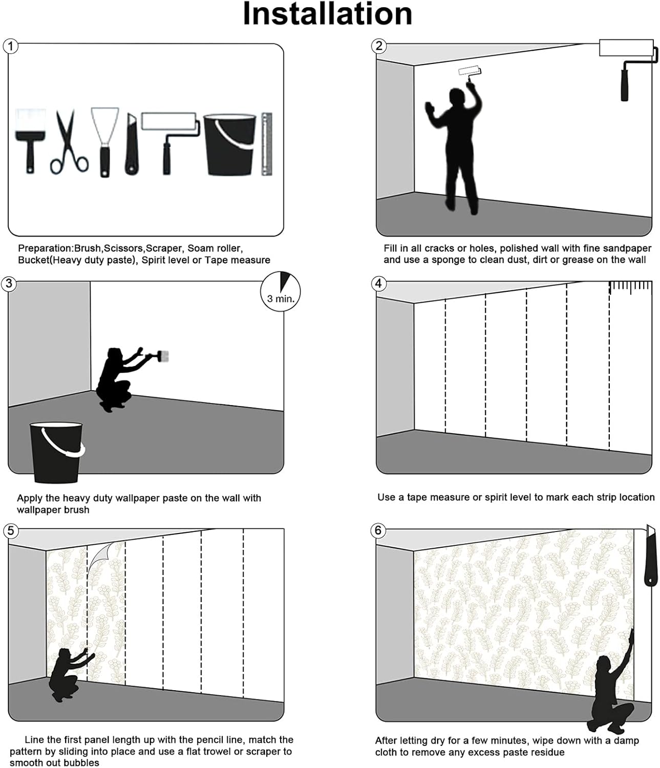 Animal Castle hot air Balloon Pink Wallpaper for Girls Room Wall Decoration Mural（Not Peel and Stick）