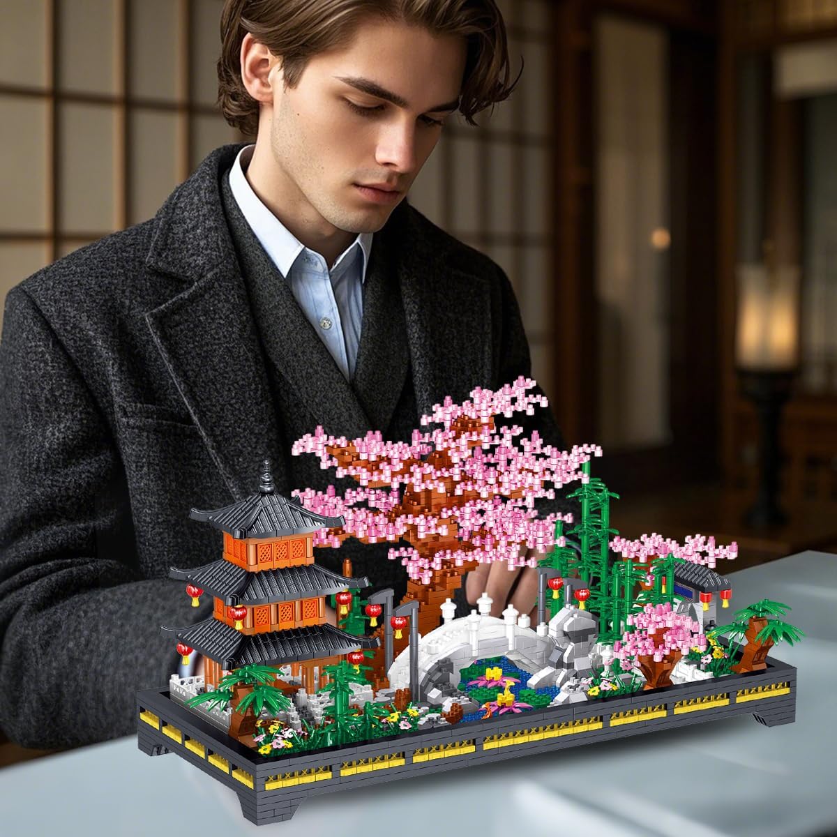 DAHONPA Zen Forest Garden Micro Mini Building Blocks Model Kit (2805 Pieces), Architecture Gift for Kids and Adults