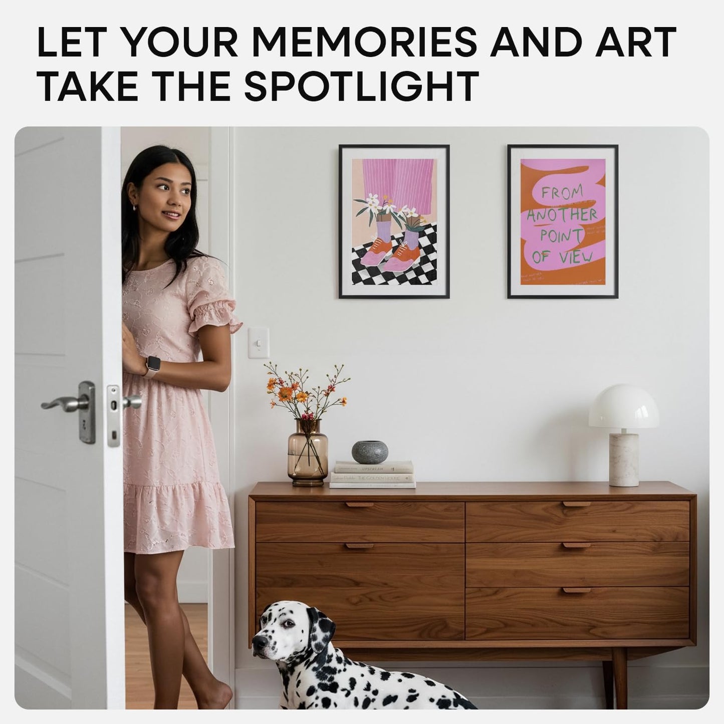 Homeforia 12x17 Picture Frame Black, High End Metal 12x17 Poster Frames with Mat 10x15 for Photo, 12 x 17 Black Frame Matted to 10 x 15 inch Print, 17x12 Thin Frame, Tempered Glass, Wall Kit, Set of 1