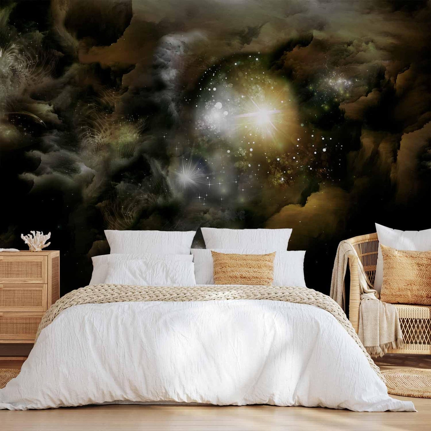 artgeist Premium Wall Mural Cosmos Galaxy 157x110 in - XXL Non-Woven Wallpaper Fleece Wall Decor Photo Print Picture Image Design Home n-A-0027-a-b