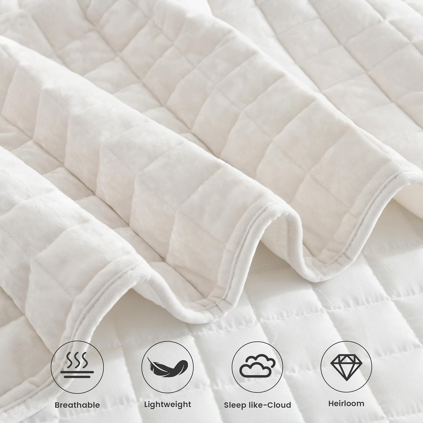 Secgo King Comforter Set for Bed - Velvet Quilts King Size, Black Bedspreads (98 * 106 Inch) with 2 Pillow Shams, Patchwork Reversible Lightweight Bedding