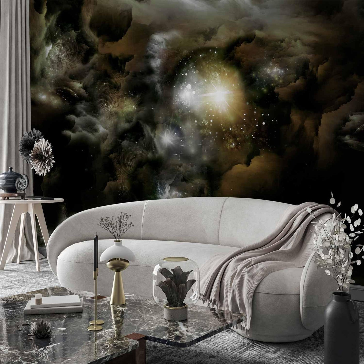 artgeist Wall Mural Cosmos Galaxy 138x101 in - XXL Non-Woven Wallpaper Fleece Wall Decor Photo Print Picture Image Design Home n-A-0027-a-b