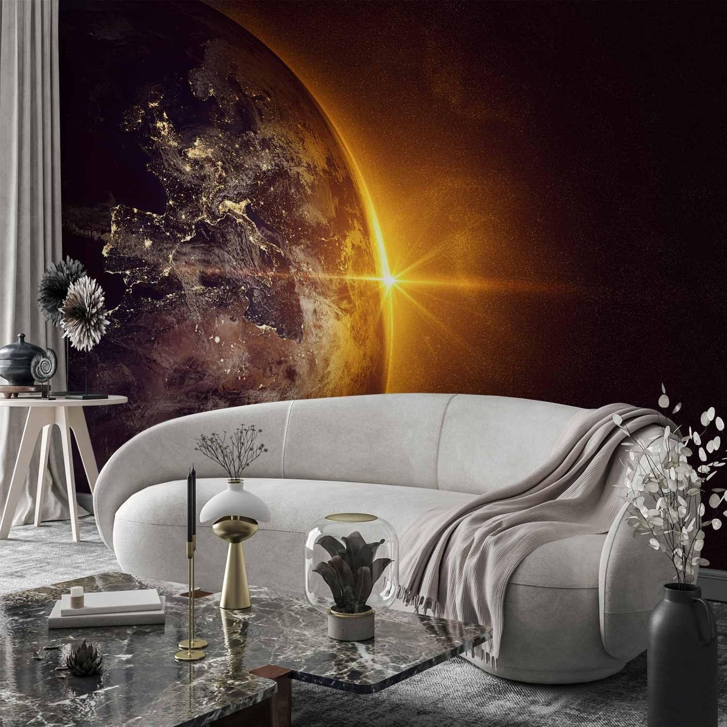 artgeist Premium Wall Mural Cosmos Galaxy 197x138 in - Non-Woven Wallpaper Fleece Wall Decor Photo Print Picture Image Design Home n-B-0003-a-a