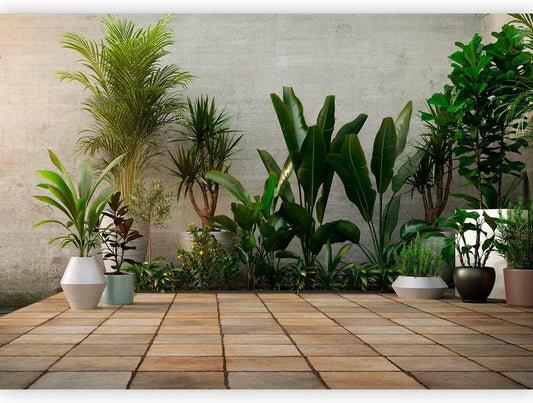 artgeist Premium Wall Mural Nature 138x101 in - XXL Non-Woven Wallpaper Fleece Wall Decor Photo Print Picture Image Design Botanics Plants 3D Effect b-B-0600-a-a