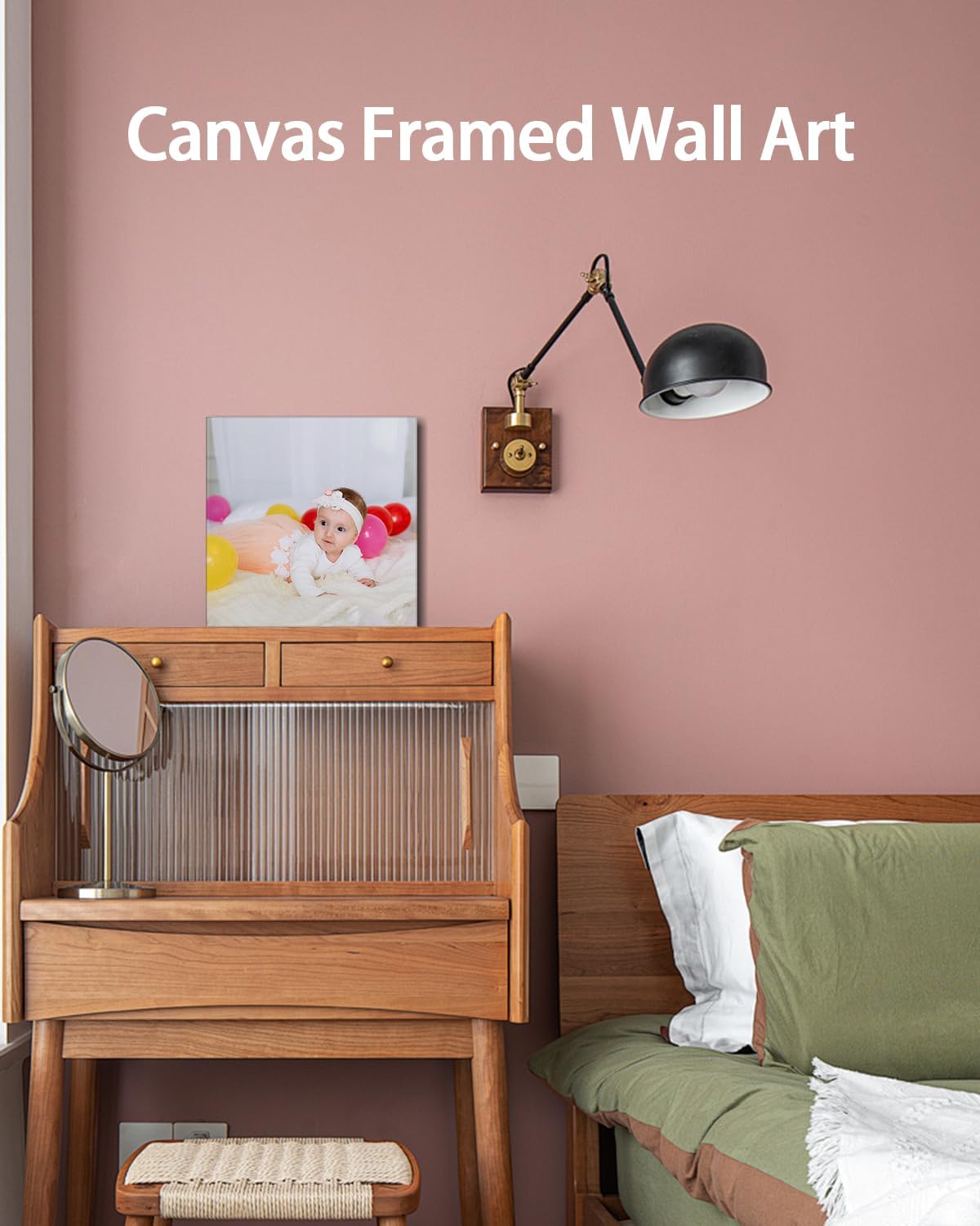 AbcCustomize Canvas Prints with Your Photos，Custom Canvas Wall Art for Bedroom, Living Room, Farmhouse Decor，Personalized Gifts Canvas Prints for Family，Friend，Lover，Pet