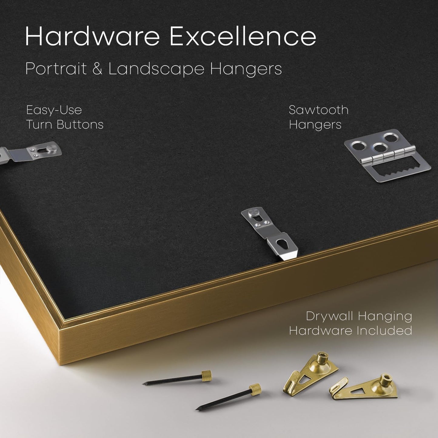 Homeforia 4x9 Business License Frame Bronze, High End Metal 4 x 9 Certificate Frame with Real Glass, 9x4 Document Frames for Wall or Tabletop, 4 by 9 Picture Frames, Tempered Glass, Wall Kit, Set of 1