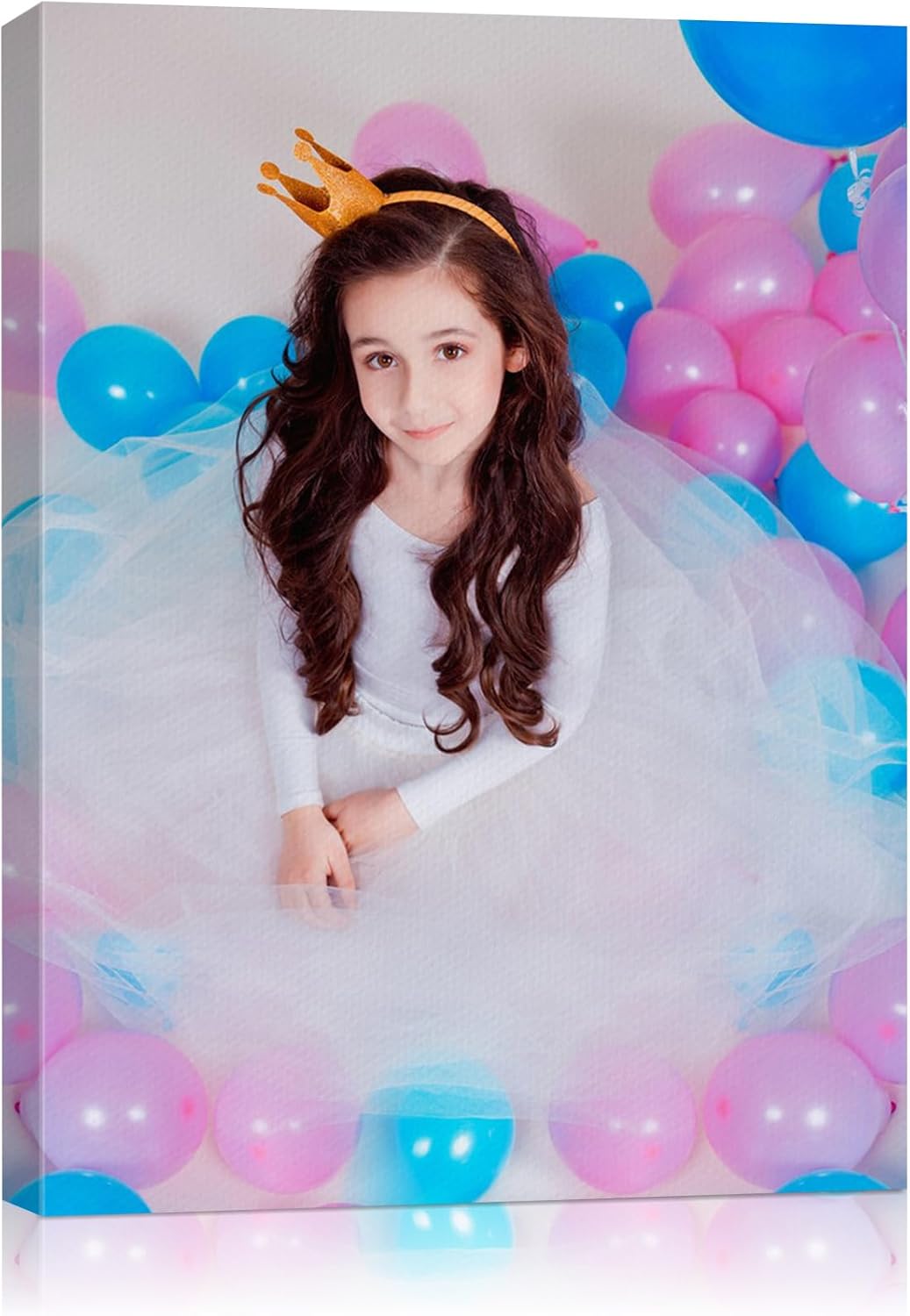 AbcCustomize Canvas Prints with Your Photos, Personalized Photo To Canvas Print for Bedroom, Living Room, Farmhouse Office Decor,Custom Canvas Wall Art for Gifts & Keepsakes, Ready to Hang