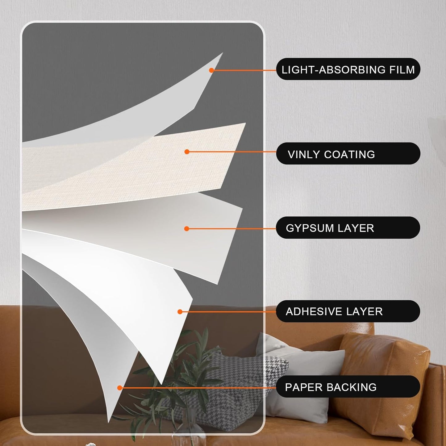 Grasscloth White Peel and Stick Wallpaper 20.8"x394" Thick Slight Embossed Linen Textured Wall Paper Self-Adhesive Removable Wallpaper Vinyl Film Roll for Home Use (White, 20.8"x394")