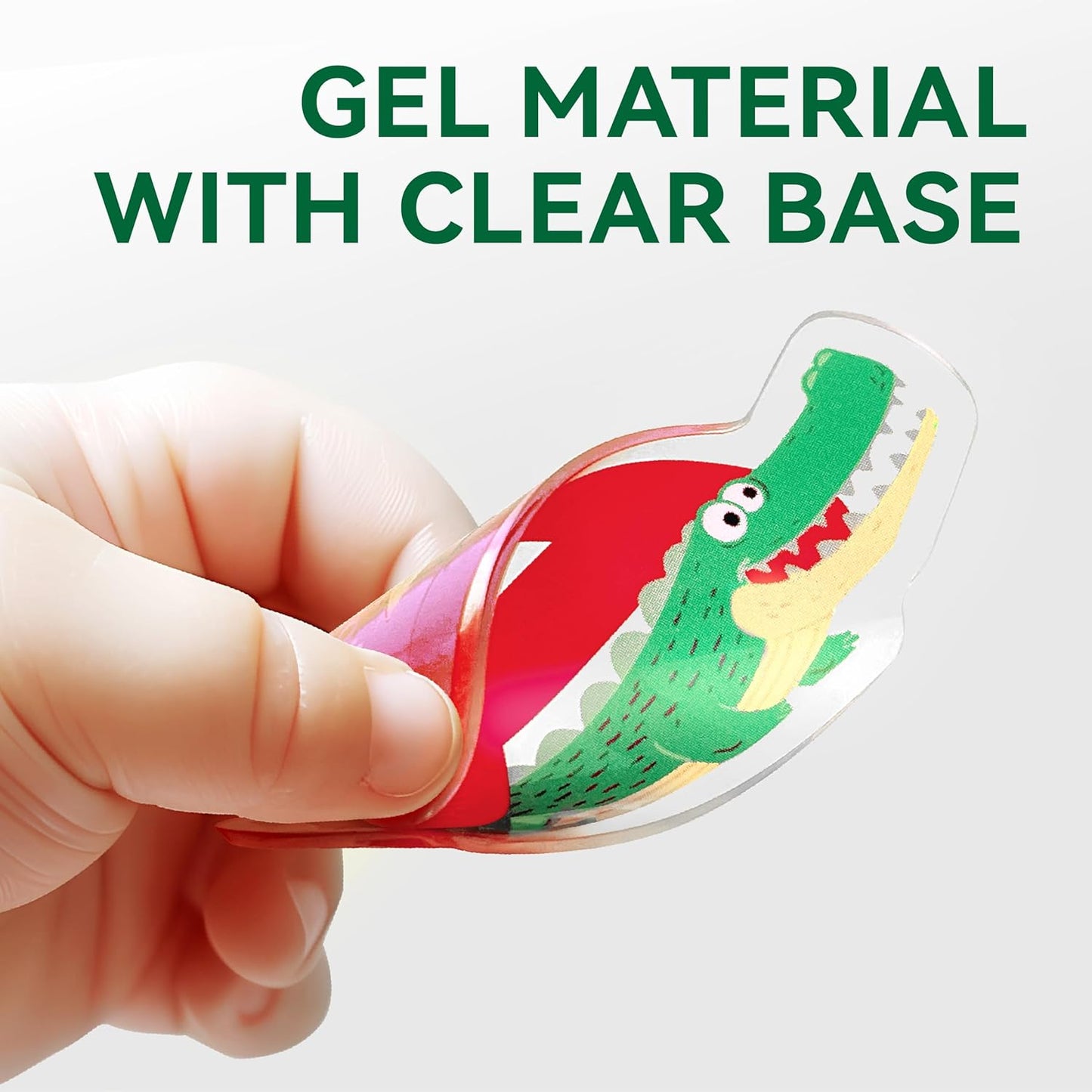 26 PCS Alphabet Animal Gel Stickers Colorful Uppercase Animal Stickers and ABC Window Decals Ideal for Toddlers Spelling Learning for Home Classroom and Nursery Thick Removable & Reusable