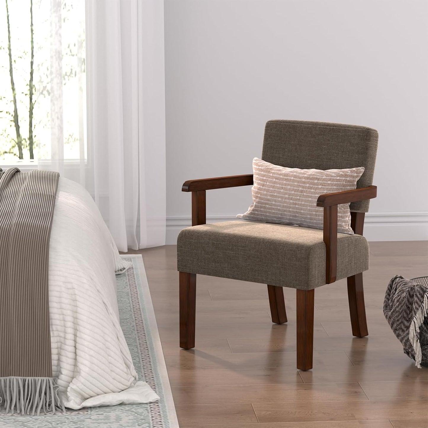 Accent Chair, Living Room Chairs Oversized with Soft Seat and Armrests for Dinning Bedroom Reading and Waiting Rooms