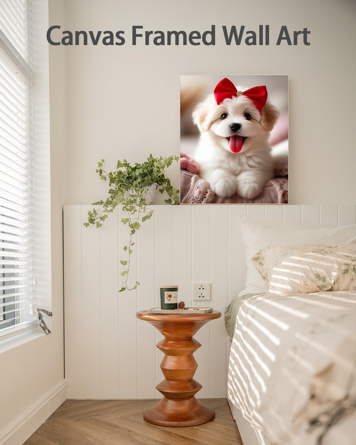 AbcCustomize Canvas Prints with Your Photos，Custom Canvas Wall Art for Bedroom, Living Room, Farmhouse Decor，Personalized Gifts Canvas Prints for Family，Friend，Lover，Pet