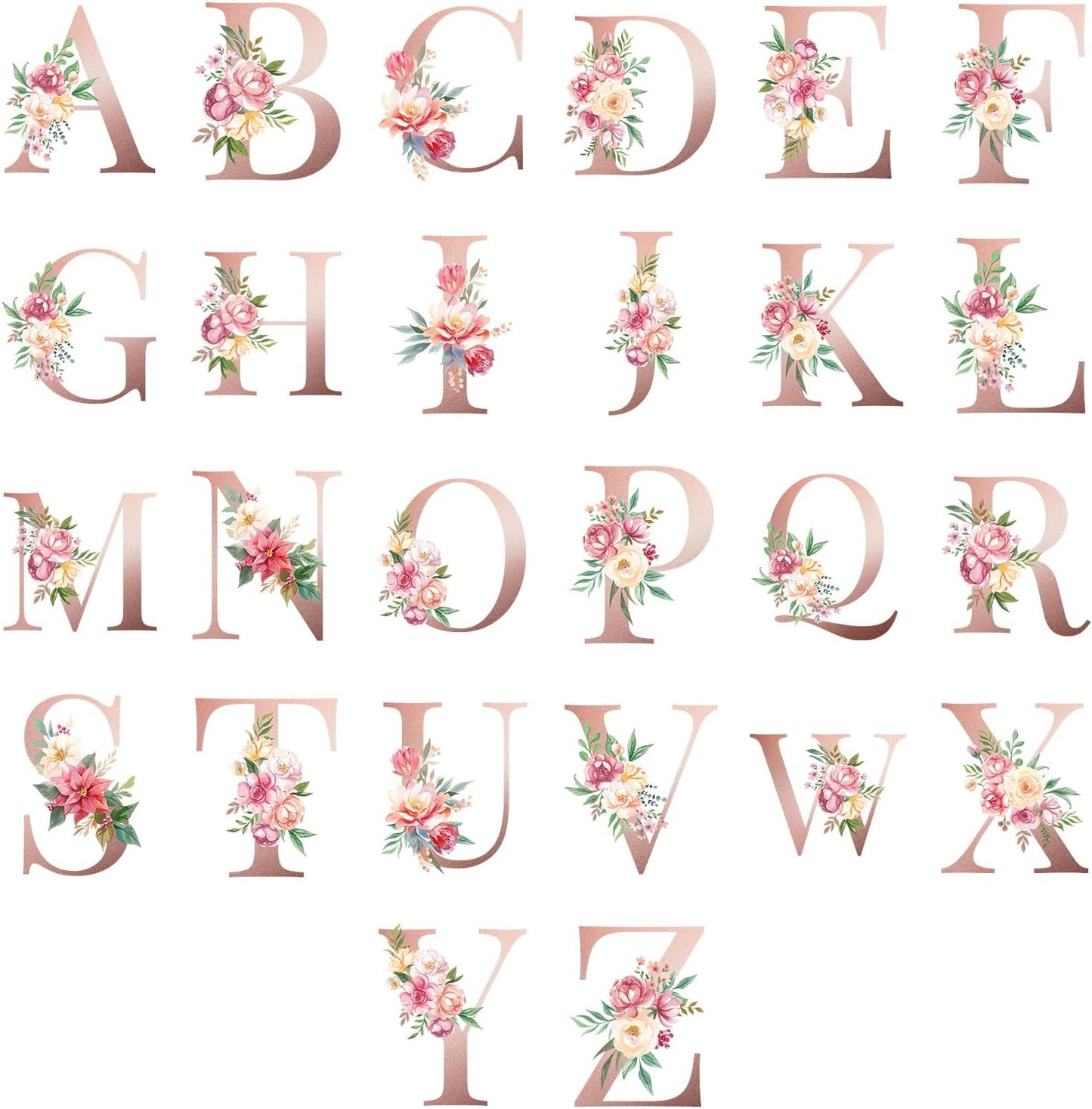 Letter Name Ornament, Personalized Christmas Ornaments 2025, Custom Initial A-Z Monogram Ornament, Family Keepsake Customized