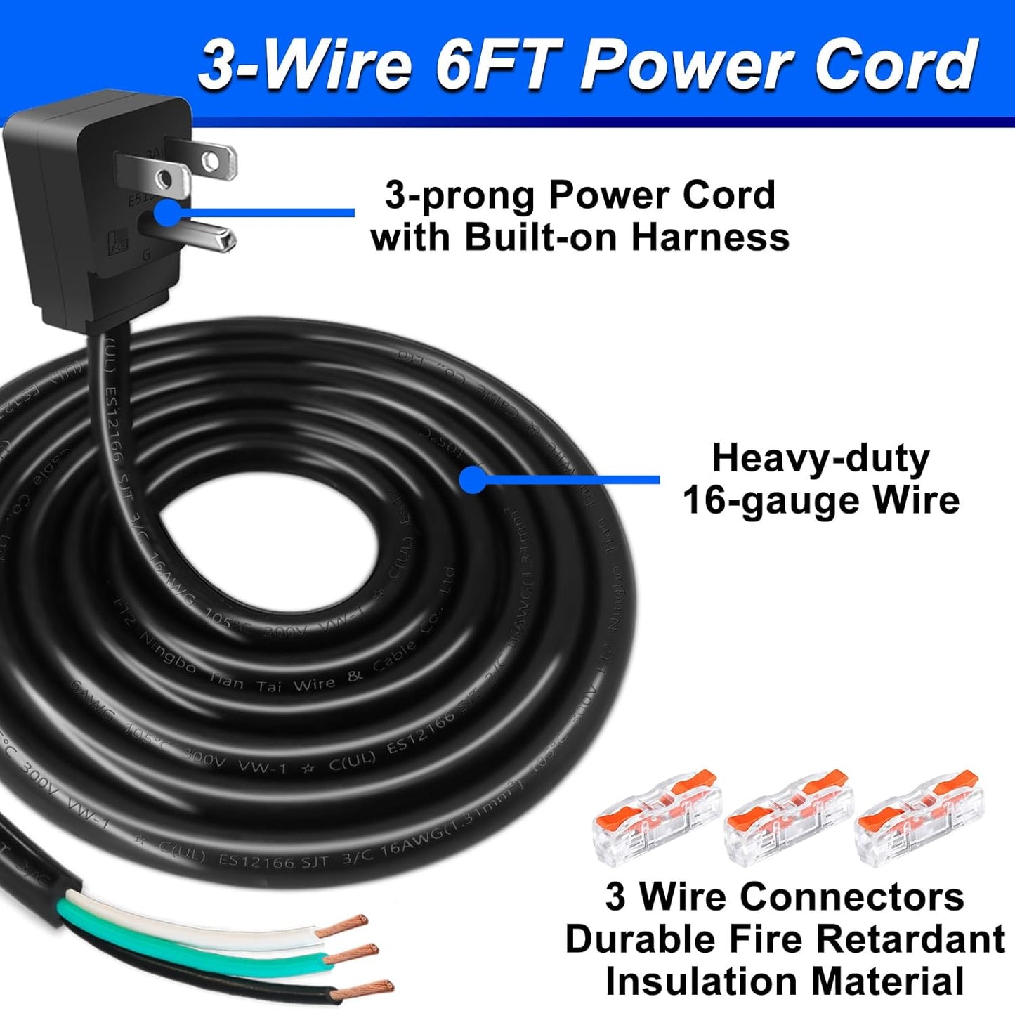 Dishwasher Installation Kit - 8 FT Stainless Steel Dishwasher Hose with 3/8" Compression Connections,Food Grade PEX Inner Tube Dishwasher Water Supply Line with Elbows,Adapters and 6 FT Power Cord