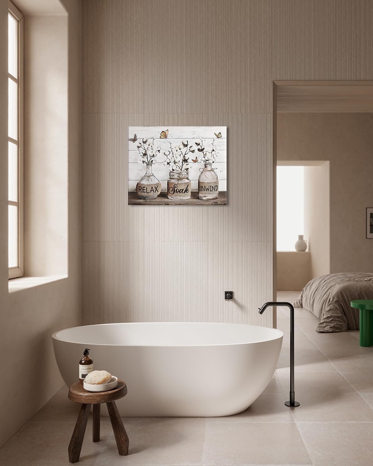 AbcCustomize Wall Art, Canvas Wall Art for Living Room Decor,Wall Decor Aesthetic, Country Nature Landscape Painting for Bedroom Bathroom Office Home Decor