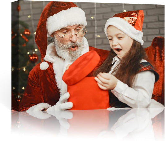 AIRUIXIO16x12 Inch Custom Canvas Prints with Frame | Personalized Photo Canvas for Christmas Gifts | Ideal Family & Pet Wall Art Decor | Custom Canvas Wall Art