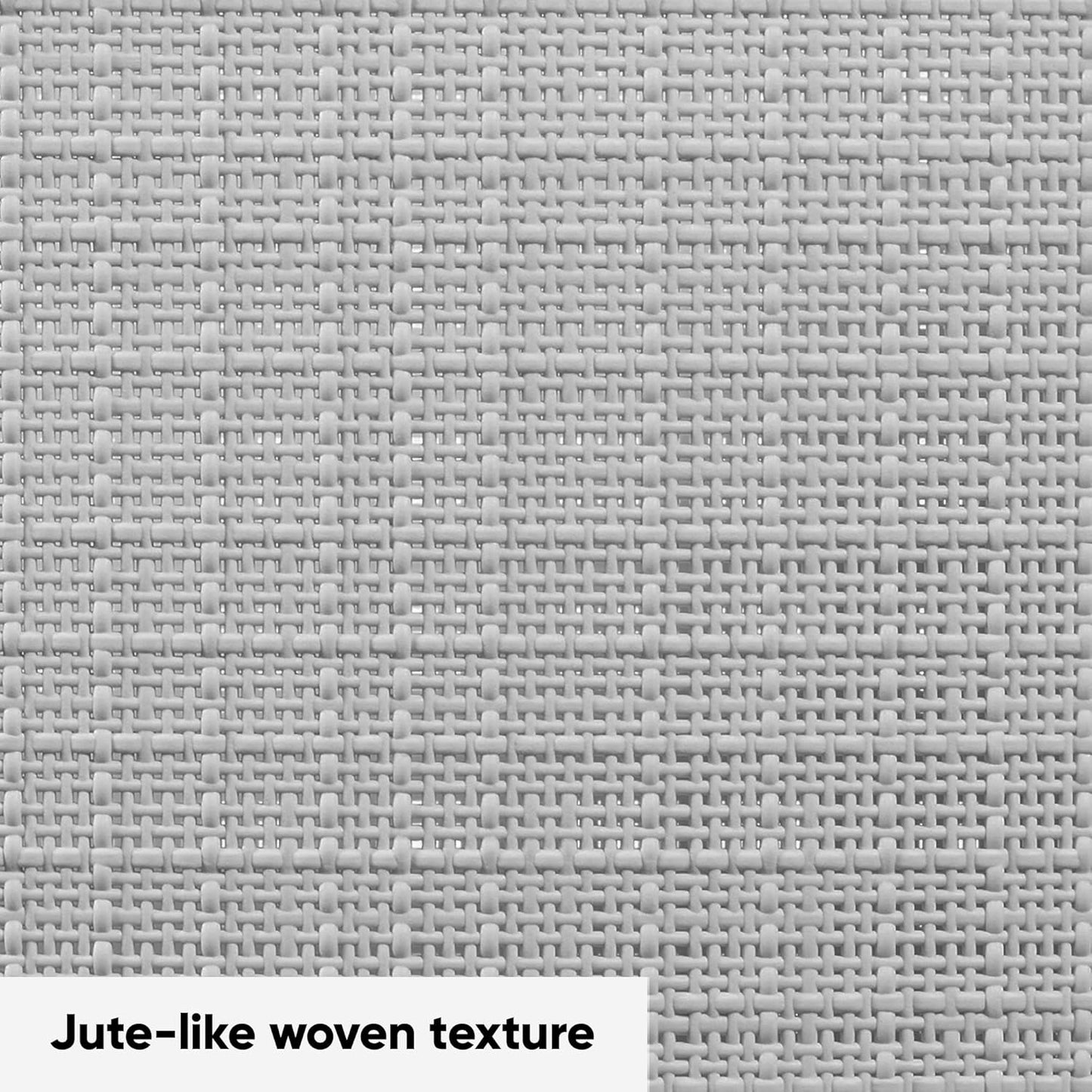 Curver Jute Decorative Plastic Organization and Storage Basket Perfect Bins for Home Office, Closet Shelves, Kitchen Pantry and All Bedroom Essentials, Set of 8 Grey