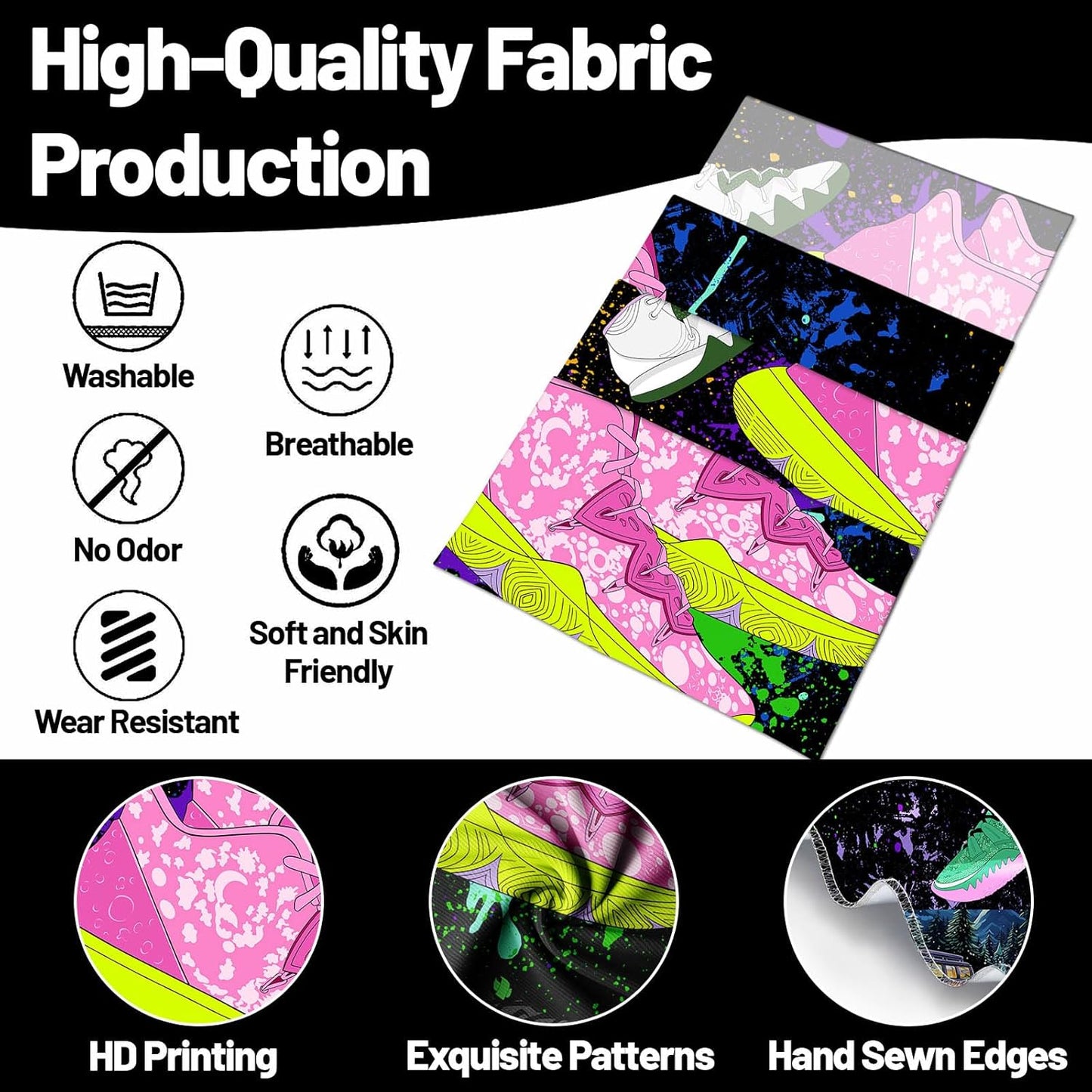 dueeia Sneaker Tapestry Wall Hanging Sneakerhead Ball Party Decorations Basketball Shoes Sports Backdrop for Teen Boys Mens Bedroom Living Room Dorm Wall Decor (90.6"x70.9")